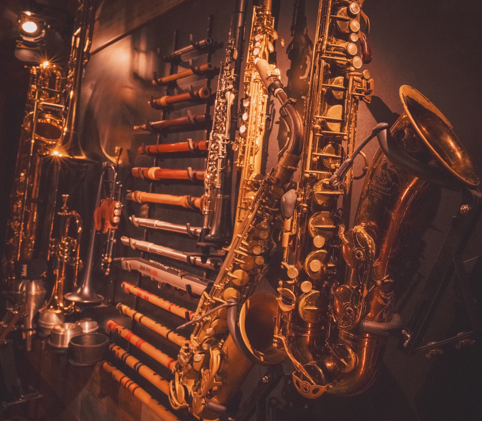 Instruments in the studio